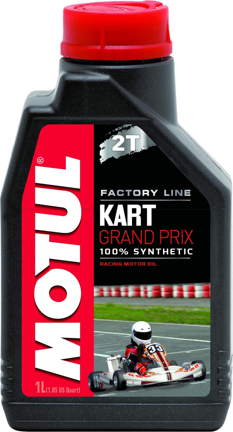Motul 105884-CS Kart Grand Prix Synthetic 2T Oil(1 L), 1 l, 4 Pack - Image 3