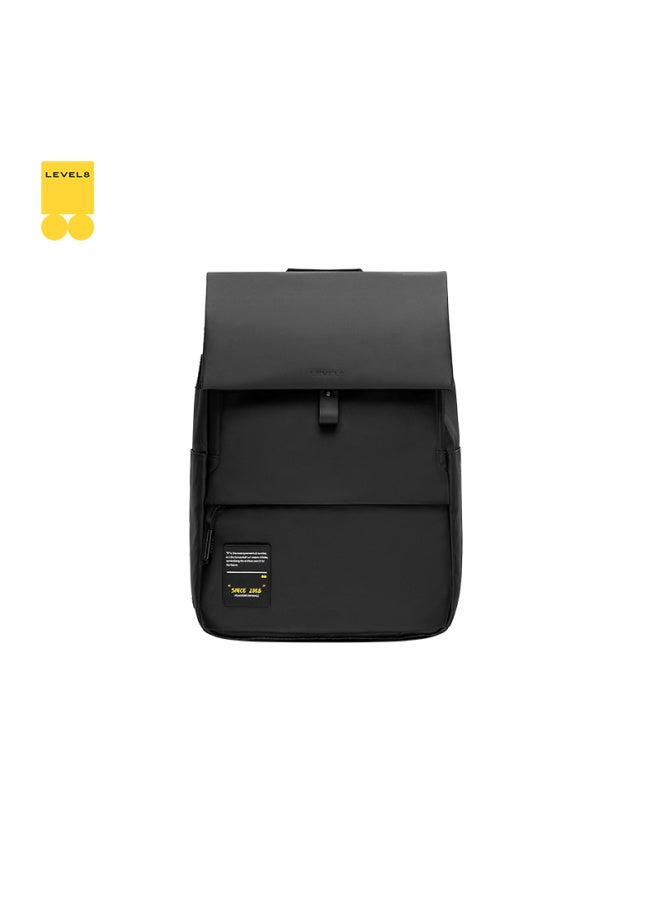 Level8 Casual Business Laptop Backpack, Travel Bag For Men And Women, Commuter 14-inch Moment Series Mini Black - Image 4