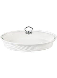 14.5 Inch Oval Casserole With Candle Stand Ceramic Buffet Casserole Dish Ceramic Pot Chafer With Candle Holder Catering Warmer Hot Pot Soup Pot For Events Hotel Restaurant - pzsku/Z6C38A39297BF3F19C831Z/45/_/1722258529/6f8c746a-3280-4b55-ac3e-112920d03e4e