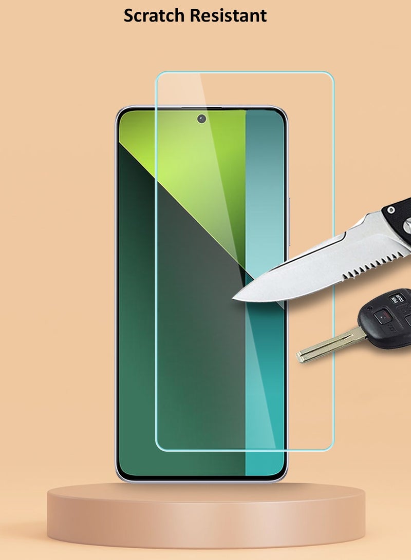 Techie HD Tempered Glass Screen Protector for Redmi Note 13 Pro 4G - Anti Reflection Anti Bubbles 9H Hardness 0.33 mm Rounded Edges Easy Installation - Image 5