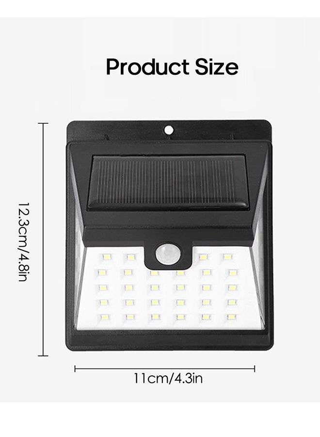 NIBEMINENT 40 LED Solar Powered Outdoor Light Black - Image 2
