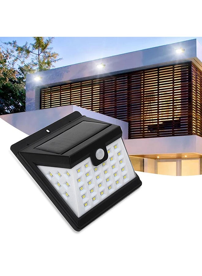 NIBEMINENT 40 LED Solar Powered Outdoor Light Black - Image 3