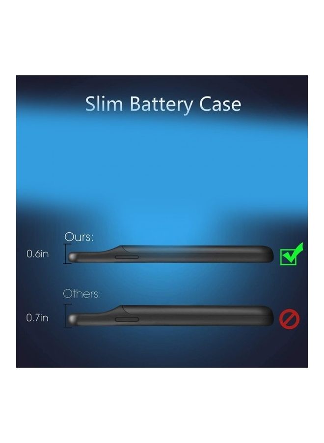 NIBEMINENT Protective Battery Case Cover For Apple iPhone 12 Pro Max 4500mAh Black - Image 3