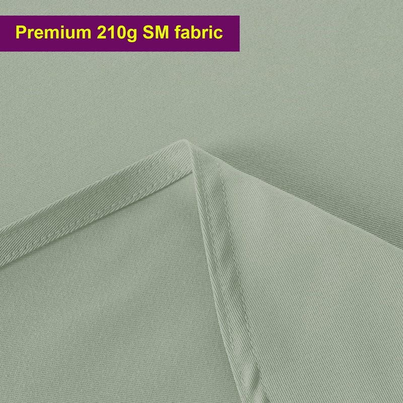 Obstal Global upgraded practical design Sage Green Round Table Cloth - Heavy Duty Water Resistance Polyester Tablecloth, Decorative Fabric Table Cover for Outdoor and Indoor Use, 70 Inch Diameter Defect free upgraded substance - Image 3