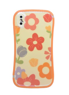 Houmt iPhone X Case Cover with Floral Design Tough Phone Case Shockproof Protective TPU Compatible with Apple iPhone X/XS Cover  - Image 1