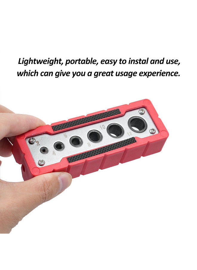 Generic Pocket Hole Jig Drill Locator Woodworking Drilling Guide Woodworking Tools Woodworking Punch Positioner Dowel Kit Power Tool Accessory  - Image 4