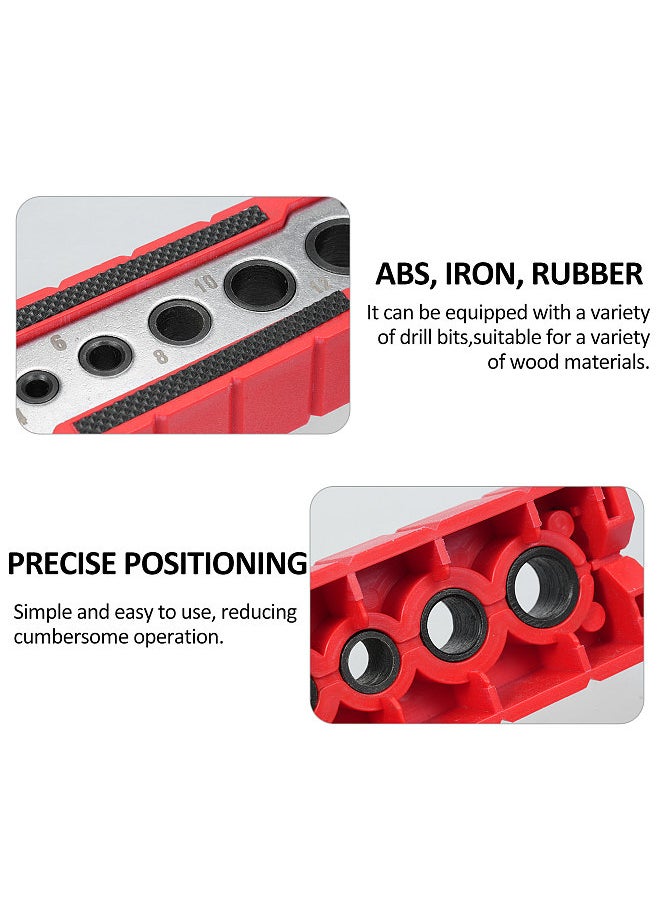 Generic Pocket Hole Jig Drill Locator Woodworking Drilling Guide Woodworking Tools Woodworking Punch Positioner Dowel Kit Power Tool Accessory  - Image 2