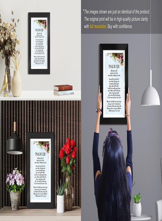 Elben Creatives Bible Verses Wall Frame: Blessed are all who fear the Lord. Psalm 128 (Full Chapter) - Image 2