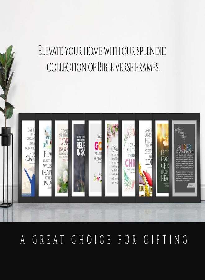 Elben Creatives Bible Verses Wall Frame: Blessed are all who fear the Lord. Psalm 128 (Full Chapter) - Image 4