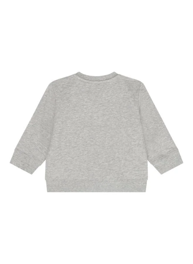 Calvin Klein Jeans grey Newborn Fleece Logo Tracksuit  | Best Price UAE