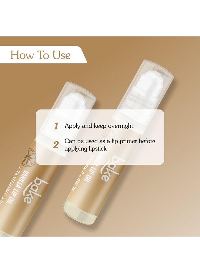 BAKE 2% Vitamin C Vanilla Lip Balm Oil for Dark & Pigmented Lips with SPF 25 PA++++ (15g) (Vanilla) - Image 5