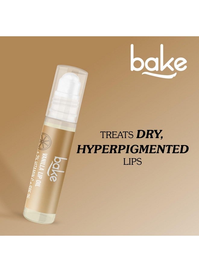 BAKE 2% Vitamin C Vanilla Lip Balm Oil for Dark & Pigmented Lips with SPF 25 PA++++ (15g) (Vanilla) - Image 3