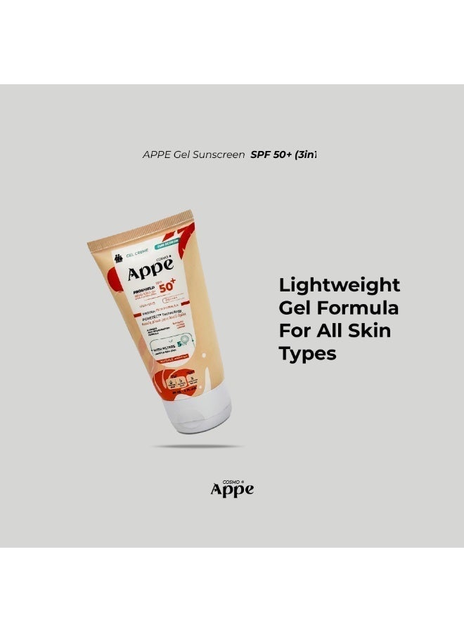 Cosmo APPE Proshield SPF 50+ Gel Creme Sunscreen 60ml - Invisible & Matte Finish - UVA/UVB PA++++ with PORETECT Technology - Alcohol & Perfume Free - Image 4