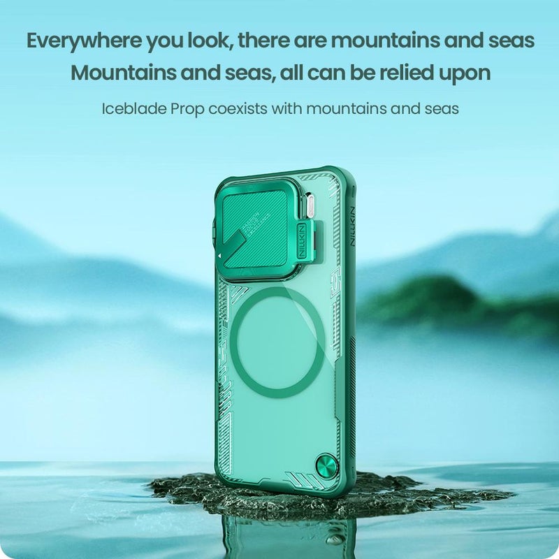 Nillkin For Xiaomi 15 Ice Air Prop Series Magsafe Magnetic Cover Version Phone Case(Black) - Image 5