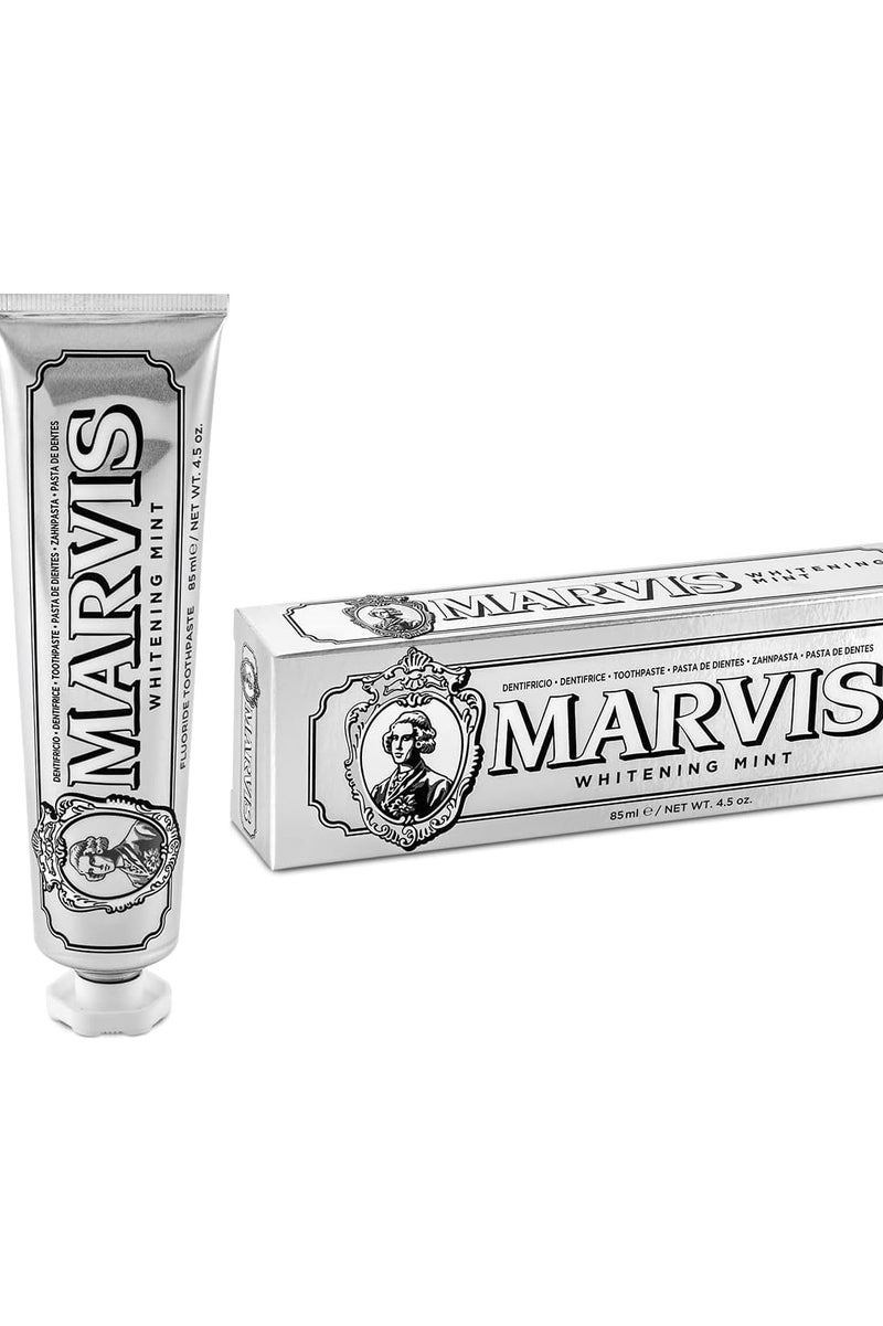 Marvis Whitening Mint Toothpaste - 85ml/4.4 oz Packed with Xylitol for Effective Teeth Whitening and Fresh Breath - Image 1