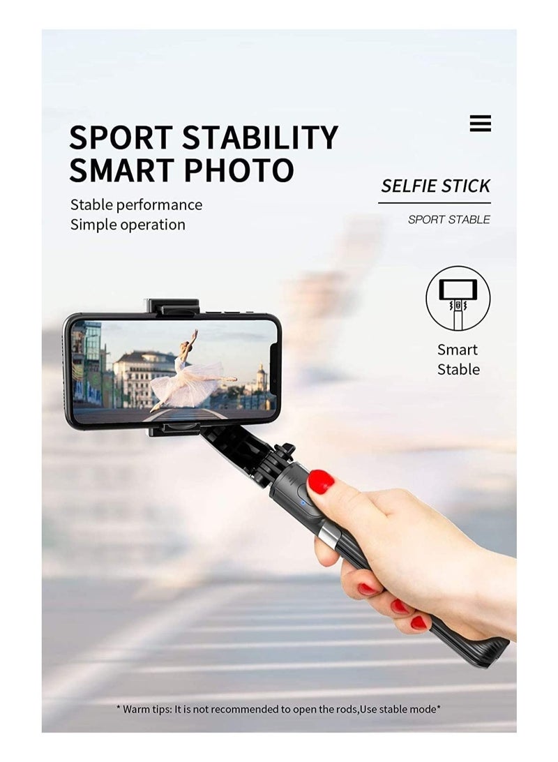 Gimbal Stabilizer for Smartphone L08 Handheld Gimbal with 360°Auto Balance Remote Wireless Bluetooth Selfie Stick Pan-tilt Tripod with Built-in Bluetooth Remote - Image 5