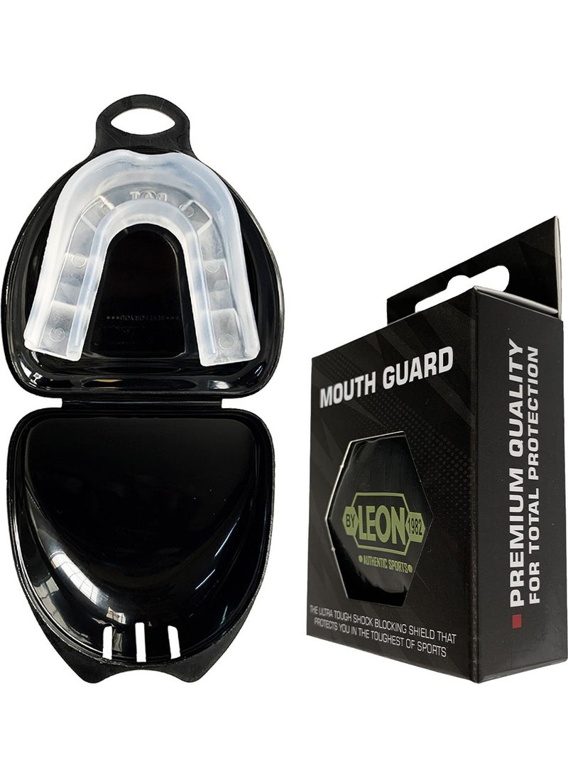 By Leon 1982 Leon Classic Mouthguard Medical Boxing Mouthguard Black Box  - Image 1