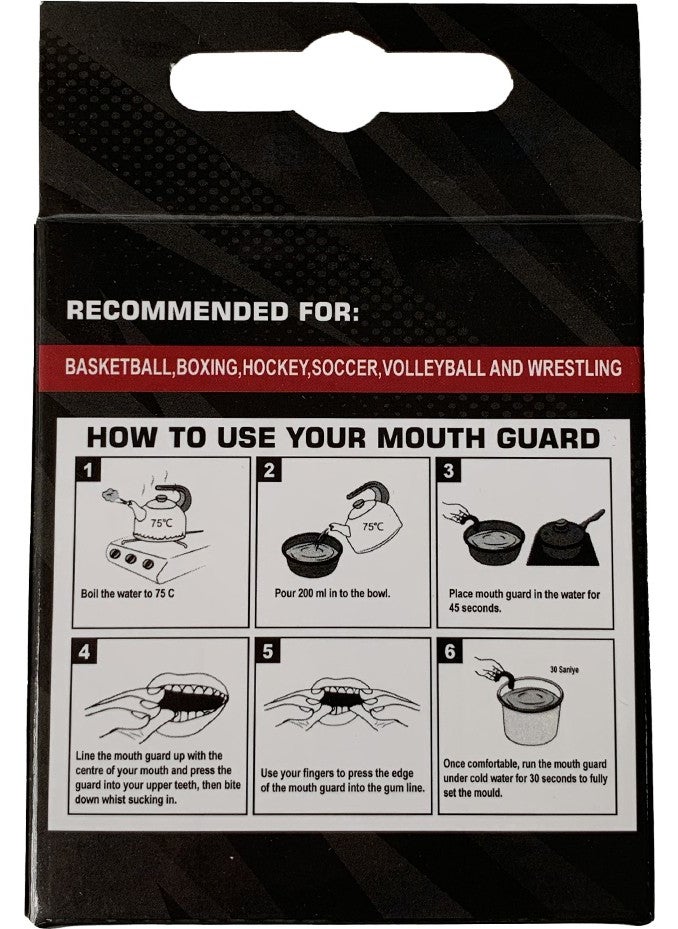 By Leon 1982 Leon Classic Mouthguard Medical Boxing Mouthguard Black Box  - Image 4