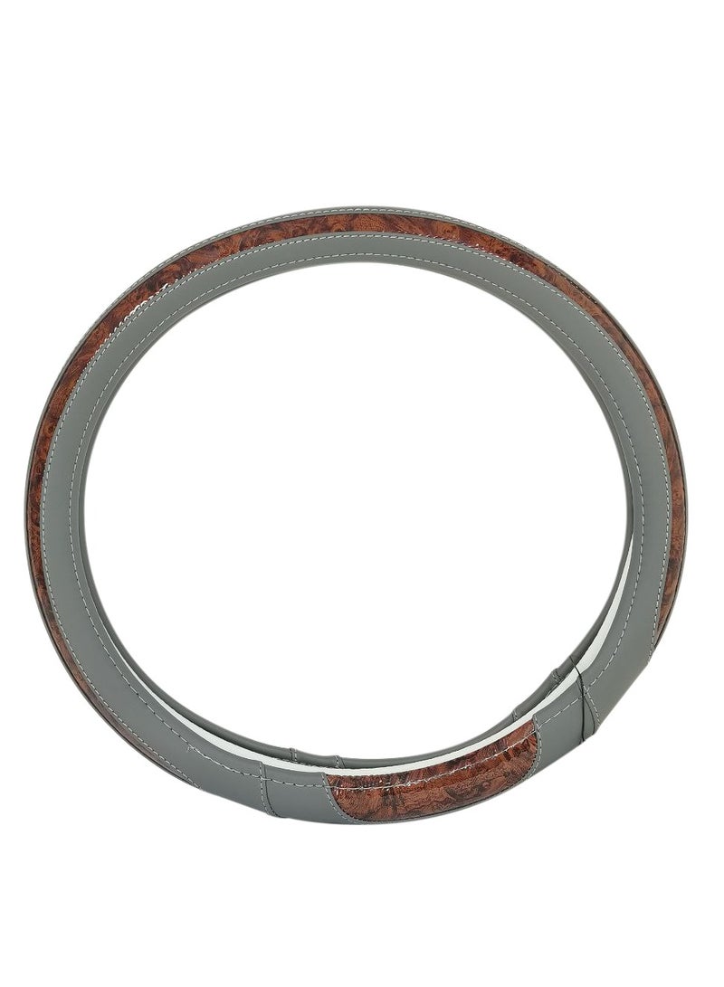 3XR Car Steering Cover Good Grip Dual Tone Steering Wheel Cover Decoration For Universal Cars 3XR-H3144 - Image 2