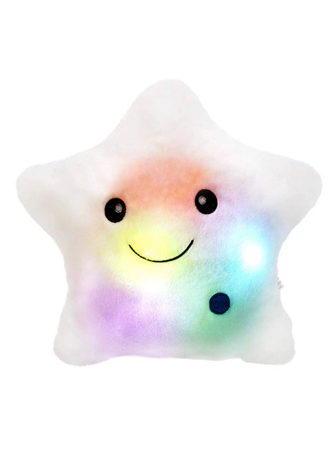 White LED Star Pillow Bring a Unique Glow to Your Space with its Distinctive Cushion Design