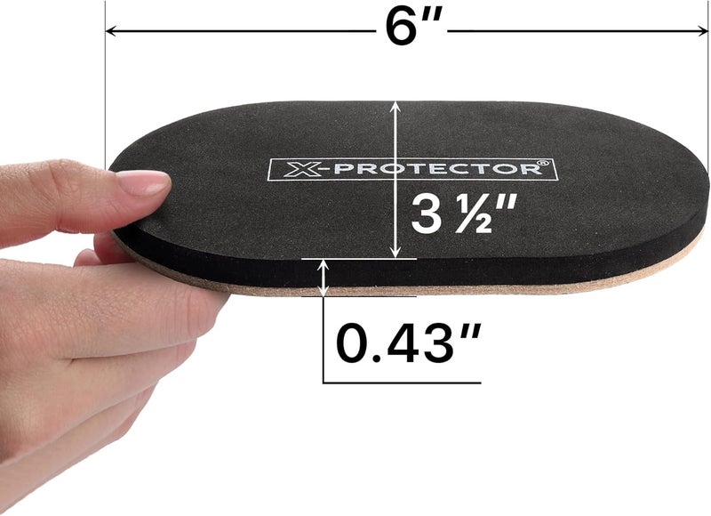 X-Protector Felt Furniture Sliders Hardwood Floors - 4 PCS 6" x 3 1/2" Furniture Sliders - Heavy Duty Felt Sliders Hard Surfaces – Move Your Furniture Easily & Safely! - Image 2