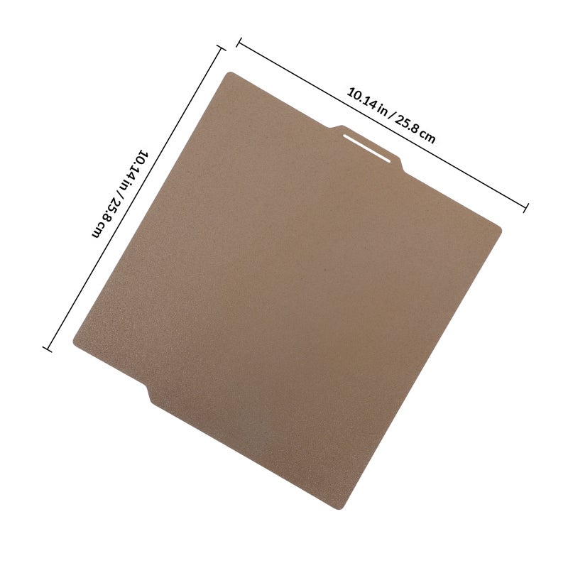 Double Sided Magnetic Pei Build Plate For 3d Printers Easy Object Removal Textured And Smooth For Versatile Printing 258x258mm - Image 2