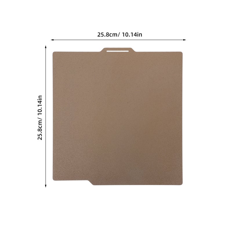 Double Sided Magnetic Pei Build Plate For 3d Printers Easy Object Removal Textured And Smooth For Versatile Printing 258x258mm - Image 3