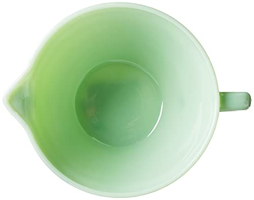 Tablecraft Jadeite Glass Collection™ 1.25 Quart Mixing Bowl w/ Handle - Image 3
