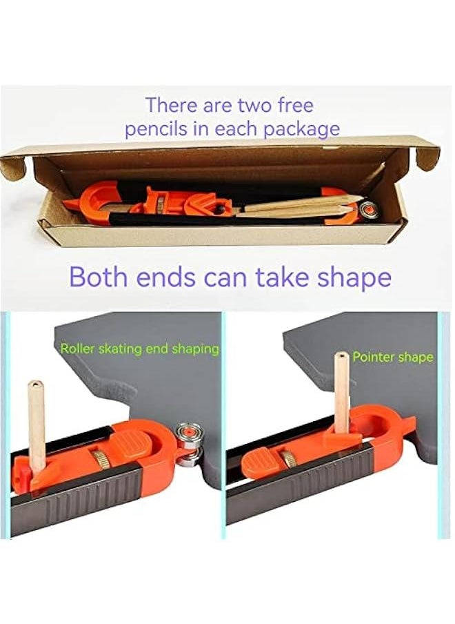 Generic High Precision Woodworking Contour Scribing Tool with Pencil Lock - Upgraded Measuring Device for Professional Finish Carpenters and Joiners  - Image 3