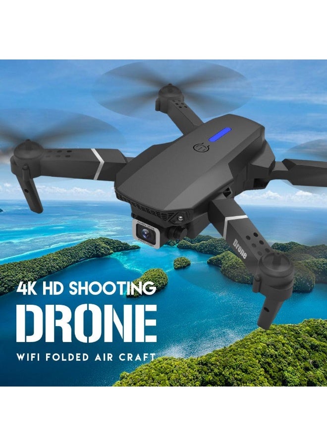 E88 Pro Drone - WIFI FPV Drone With Wide Angle HD 4K 1080P Camera Height Hold RC Foldable Quadcopter Dron - Image 4