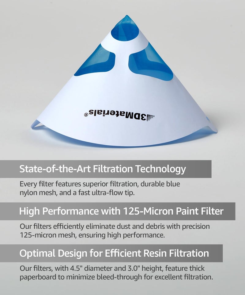3DMaterials SuperFilter 100 pcs, Disposable Filter, 3D Printer Resin and Paint Strainer, Made in Korea by 3DMaterials - Image 4