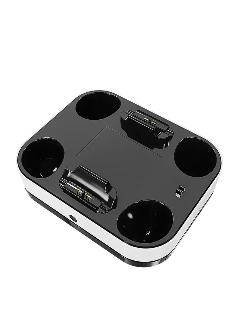Generic - Dual Charging Base for PS5 Controller – Fast Charger with Color Lighting Effects – Sleek & Compact Design for Efficient Charging - Image 1