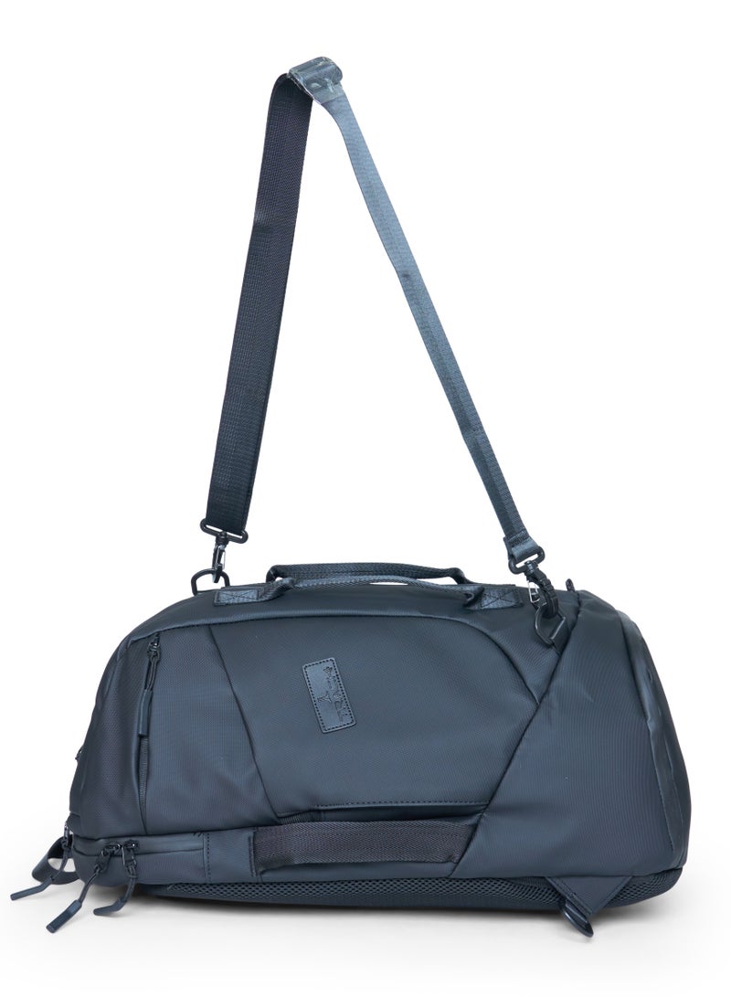 Track Shark Sports Bag with Backpack Function, Backpack with Shoe Compartment and Laptop Compartment, for Men and Women, for Sports, Fitness & Travel, Training Bag, Gym Bag, Backpack, Black (35L)