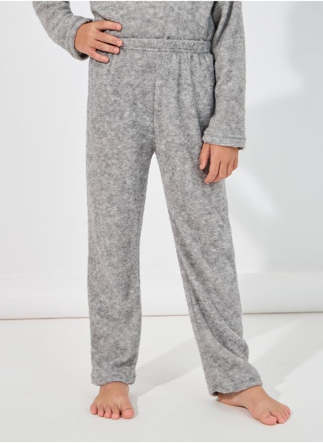 Styli - Sun Embroidery Towelling Top & Pyjama Set - Image 1