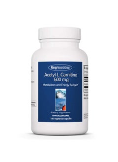 Allergy Research Group Acetyl-L-Carnitine 500mg Supplement - Metabolism and Energy Support, ALC, Free Form Amino Acid, Vegetarian Capsules - 100 Count - pzsku/Z6C3A5B8FAA77FDBD9594Z/45/_/1739881987/f0e5c990-22a9-4db1-acfe-7aa03a358d06