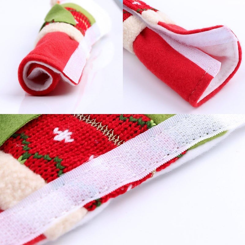 OurWarm Christmas Fridge Handle Covers Set of 3, Adorable Snowman Kitchen Appliance Handle Covers Microwave Oven Or Dishwasher Handle Covers Protector for Christmas Decorations - Image 3