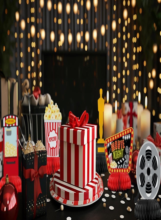 HaPiBiDesign Movie Night Party Decorations - Honeycomb Centerpieces for Movie Night Birthday Decor - Movie Night Table Decoration for Kids - Movie Night Theme Décor - Image 5