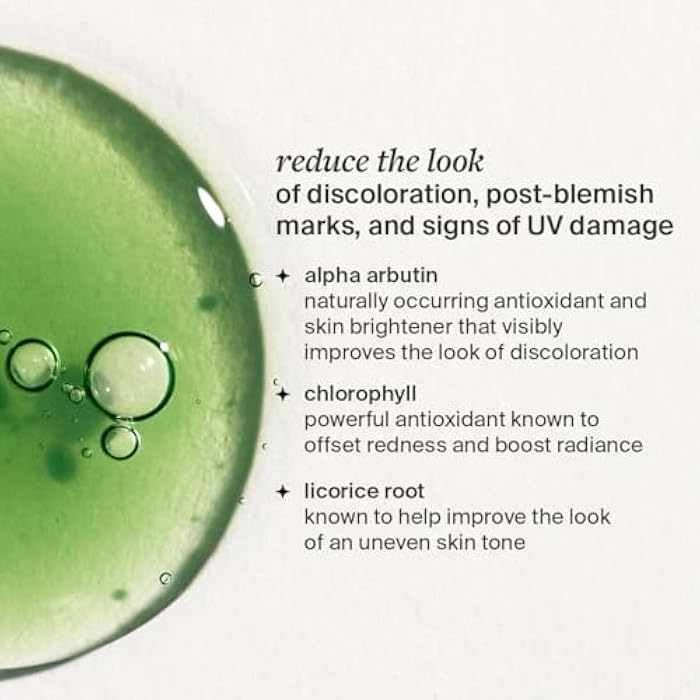 Cocokind Chlorophyll Discoloration Serum, Sensitive Skin Friendly Spot Fading Serum to Target Spots, Uneven Tone, and Redness, 1 fl oz - Image 4