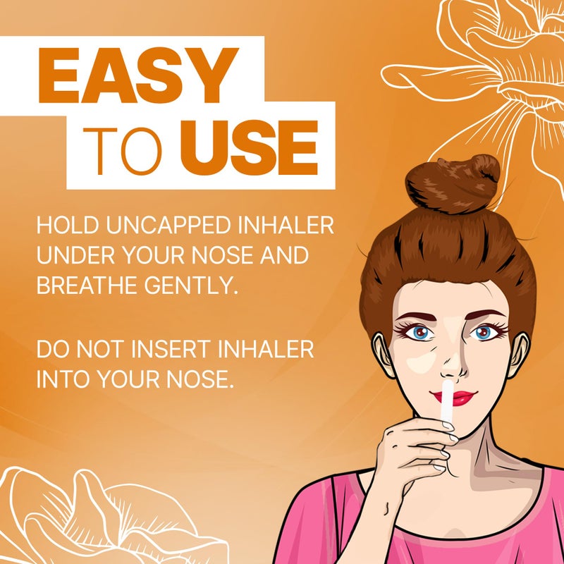 Basic Vigor Migrastil Nausea Inhaler (2-Pack) - Pocket Size Aromatherapy Stick for Queasiness - All Natural, Fast Acting Help - Image 4