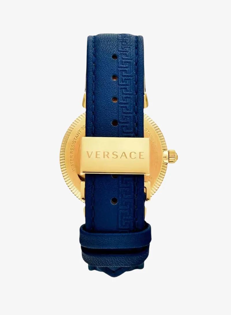 Versace Daphnis Quartz Blue Dial Watch