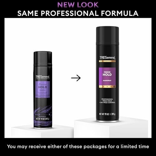TRESemmé Hairspray Pack of 6 Freeze Hold for 24-Hour Frizz Control and All-Day Humidity Resistance 11 Fl Oz - Image 3
