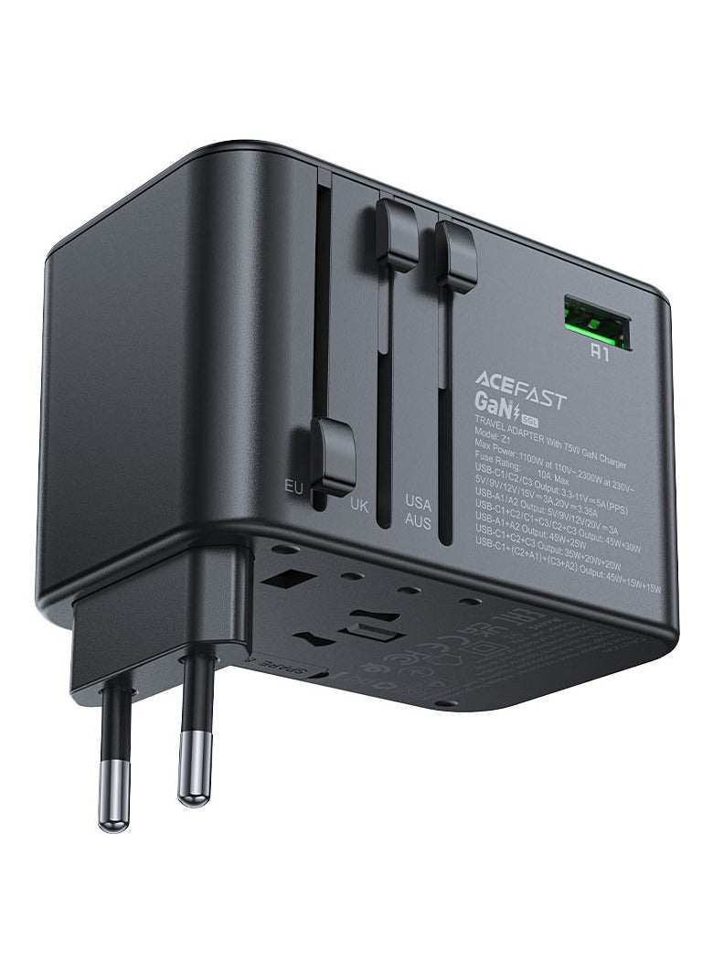 ACEFAST Charging Adapter Z1 2300W + PD75W GaN (3xUSB-C+2xUSB-A) - Image 5