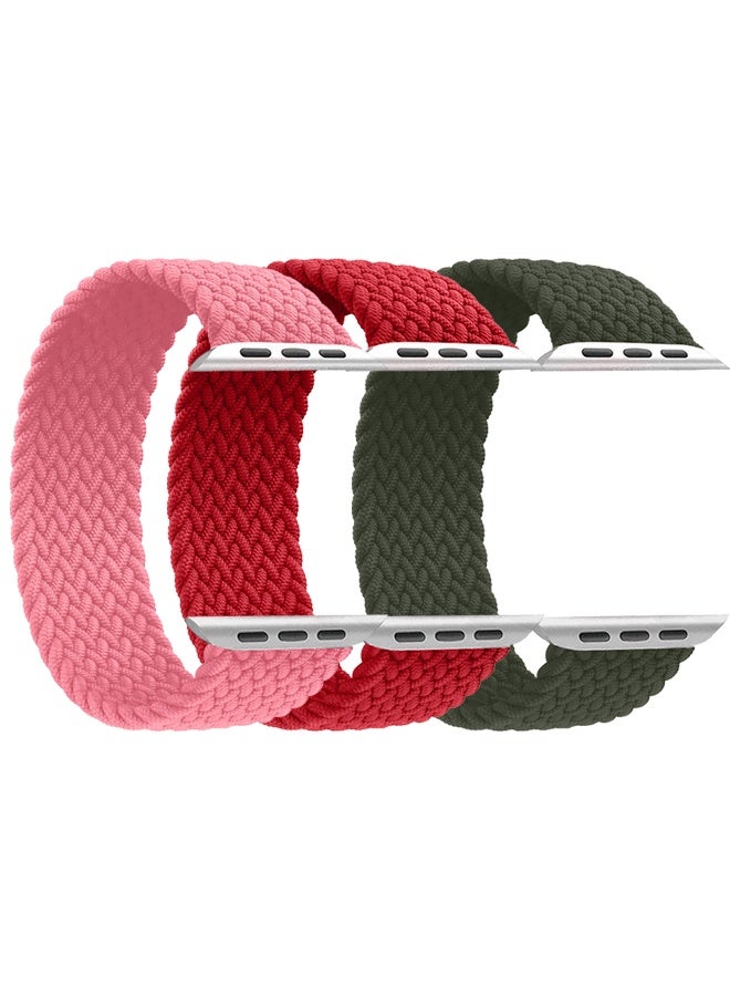 Solo Nylon Band 44mm Size 135-140mm with Metal Lugs Compatible with Apple Watch 44mm 45mm 49mm Series 1-9 SE Ultra 1 Ultra 2 - Image 1