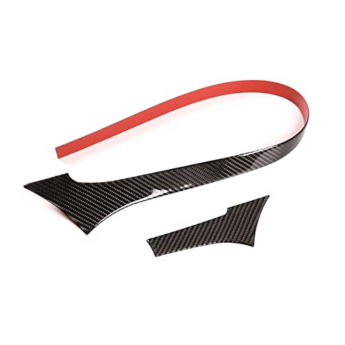 taruisixt Fit for Toyota Hilux 2015-2021 Real Carbon Fiber (Soft) Interior Accessories Central Dashboard Decorative Panel Protective Sticker - Image 4