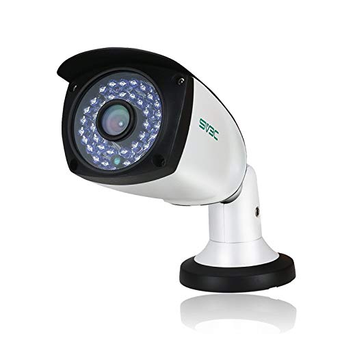 SV3C 4MP POE IP Camera, Outdoor POE Security Camera, Two Way Audio, 36pcs Lights HD 65-100FT Night Vision Home Surveillance Camera, Motion Detection, IP66 Waterproof, RTSP, H265, Blueiris NVR, ONVIF - Image 1