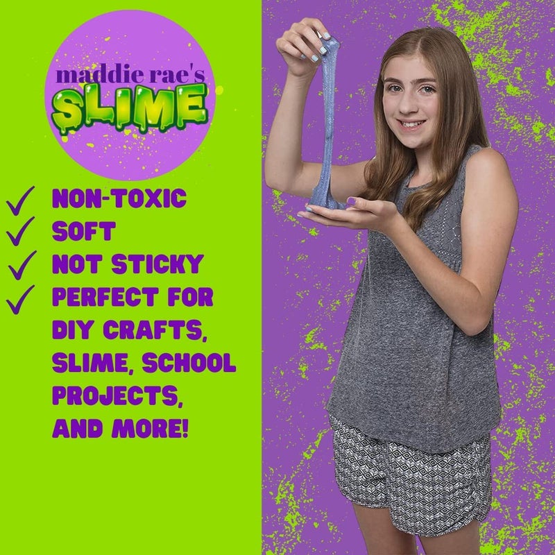 SCS Direct Maddie Rae Slime Clay (20 pk) Non-Toxic, No Mess Clay Foam Formula for Unique Creamy Butter Effects, Great for Arts & Crafts, Slime Glue Making Supplies, School Projects, Kids Gifts - Image 4