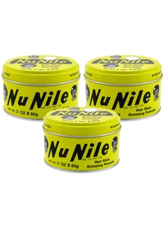 Murray's Murrays Nu Nile Hair Slick Dressing Pomade 3oz Jar 3 Pack 