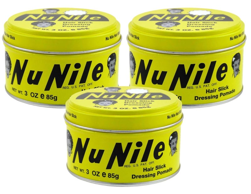 Murrays Nu Nile Hair Slick Dressing Pomade 3oz Jar 3 Pack