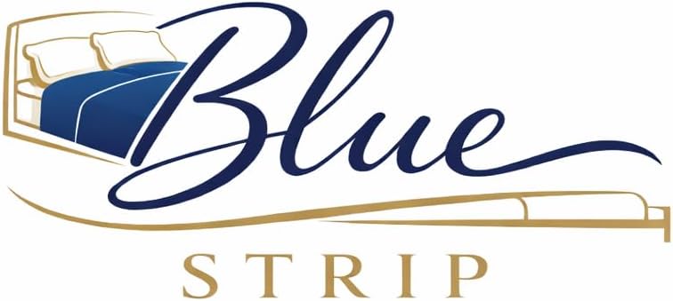 Blue Strip بطانية وافل ��طنية 100% باللون الأزرق المخطط للأريكة، السرير وغرفة المعيشة – بطانية قطنية ناعمة، خفيفة الوزن، تسمح بمرور الهواء (152 × 127 سم) - Image 4