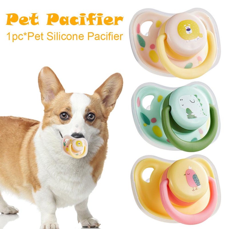Pet pacifier, day and night dual-use pacifier with dust cover, sleep-friendly pacifier. - Image 2